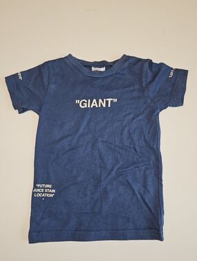 EUC | 3T | Little Giants Blue Graphic Quote Tee Funny Statement Shirt